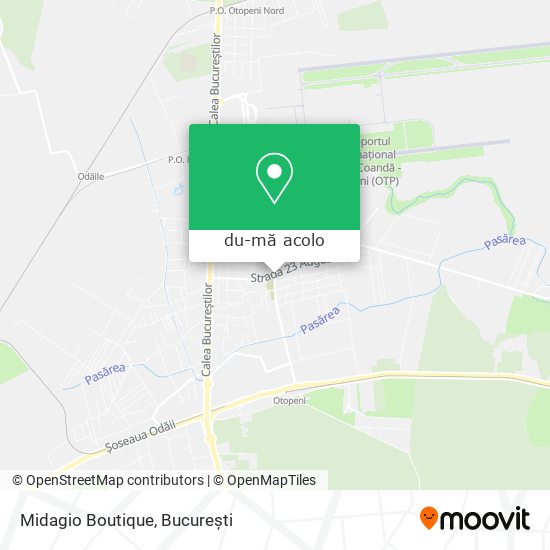 Hartă Midagio Boutique