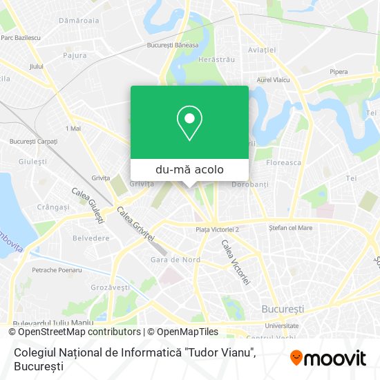 Hartă Colegiul Național de Informatică "Tudor Vianu"
