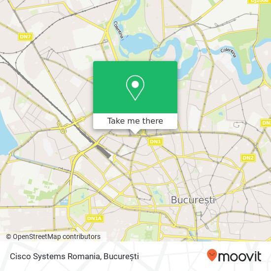 Hartă Cisco Systems Romania