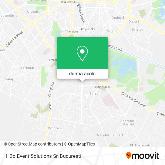 Hartă H2o Event Solutions Sr