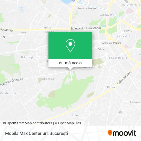 Hartă Mobila Max Center Srl