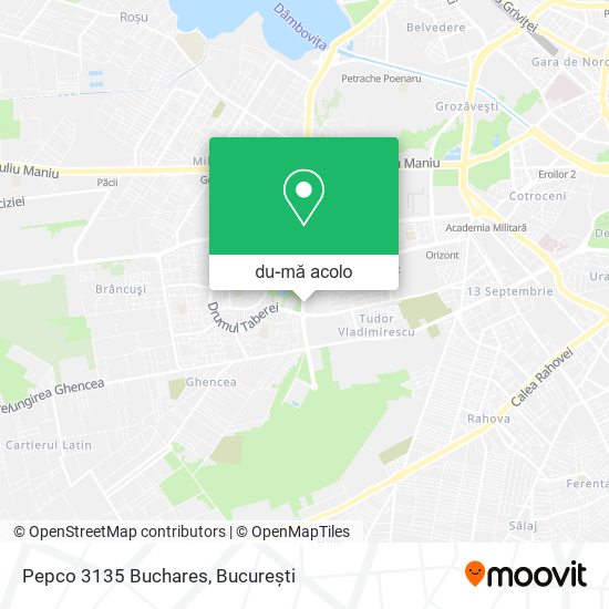 Hartă Pepco 3135 Buchares