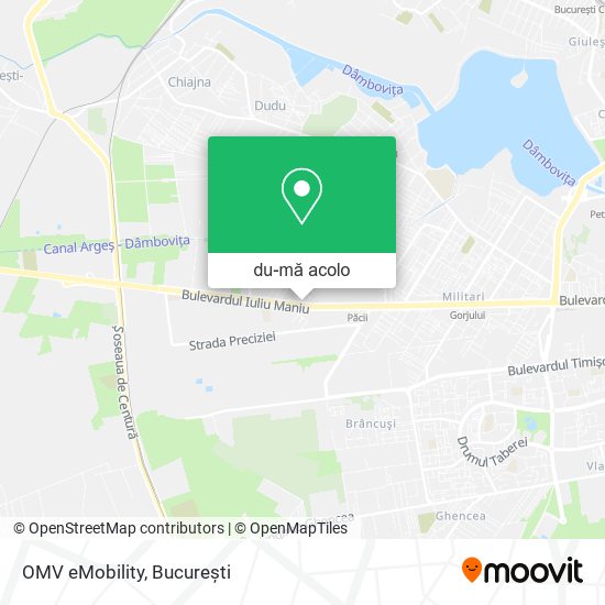 Hartă OMV eMobility