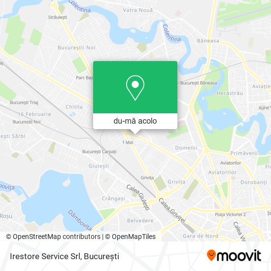 Hartă Irestore Service Srl