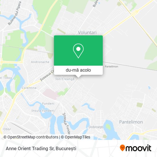 Hartă Anne Orient Trading Sr