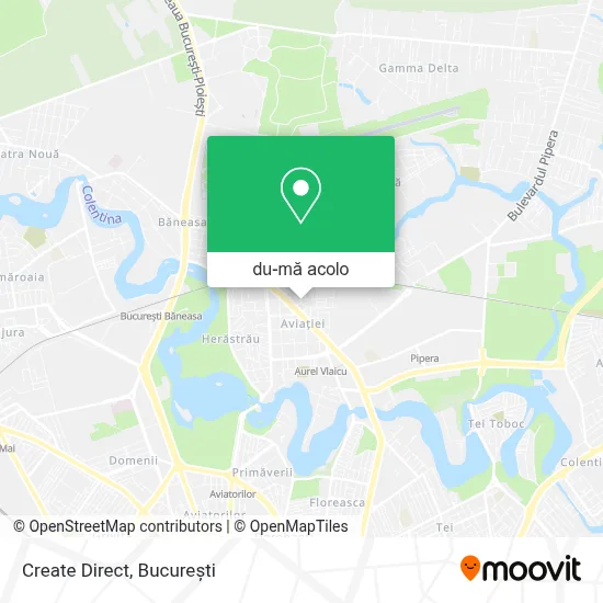 Hartă Create Direct