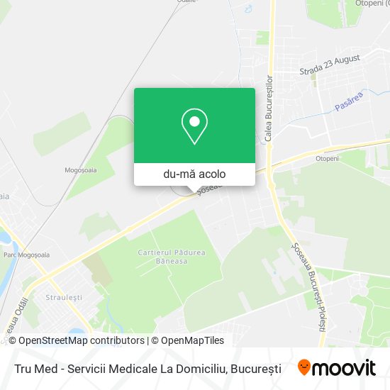 Hartă Tru Med - Servicii Medicale La Domiciliu