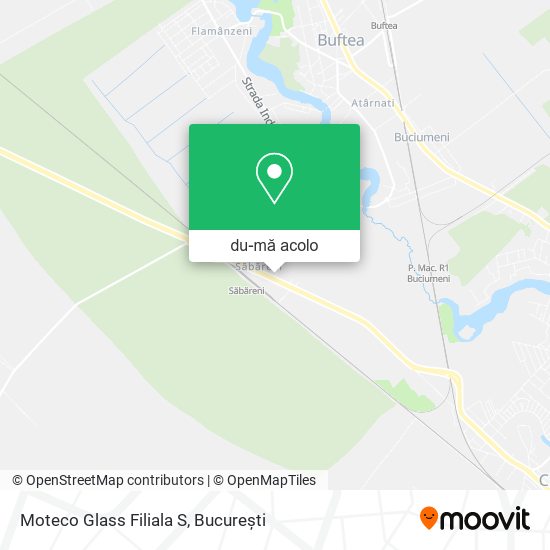 Hartă Moteco Glass Filiala S
