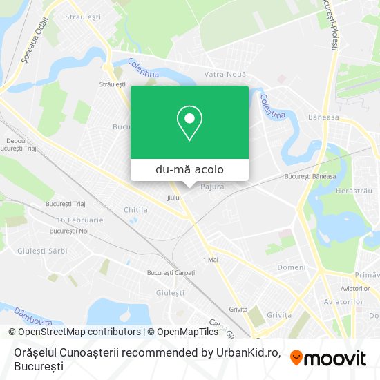 Hartă Orășelul Cunoașterii recommended by UrbanKid.ro