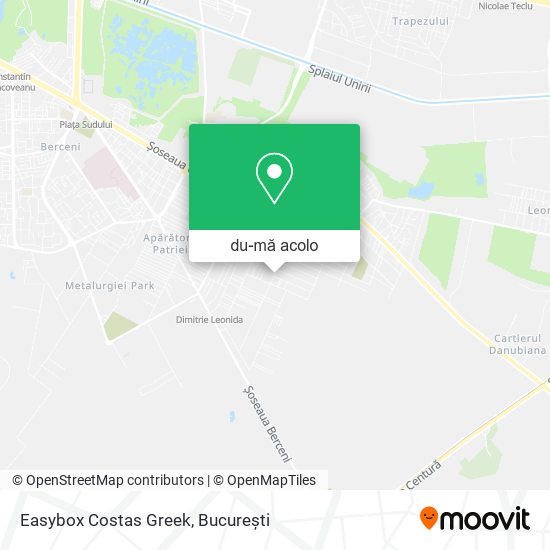 Hartă Easybox Costas Greek