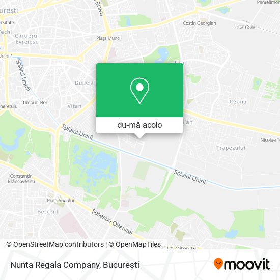 Hartă Nunta Regala Company