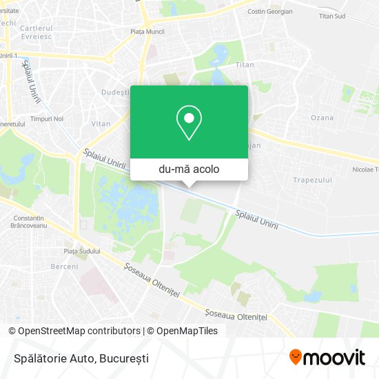 Hartă Spălătorie Auto