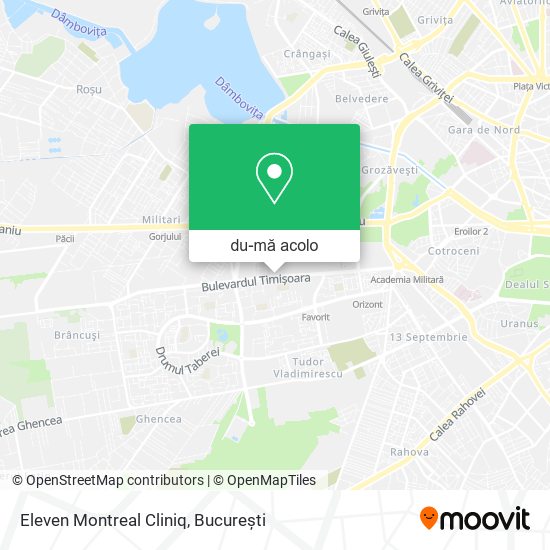 Hartă Eleven Montreal Cliniq
