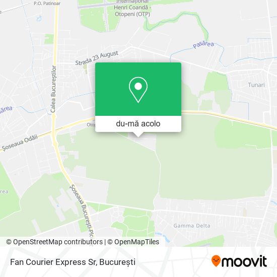 Hartă Fan Courier Express Sr