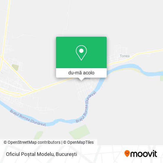 Hartă Oficiul Poștal Modelu