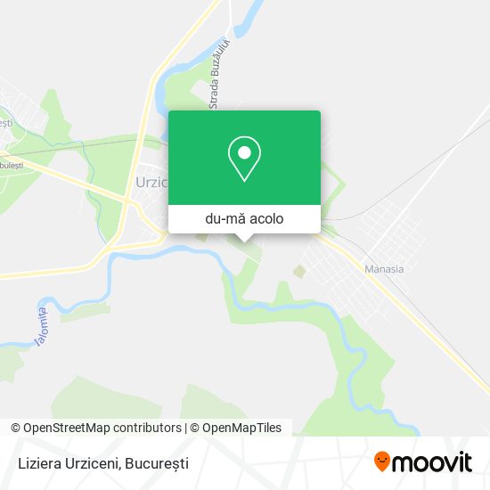Hartă Liziera Urziceni