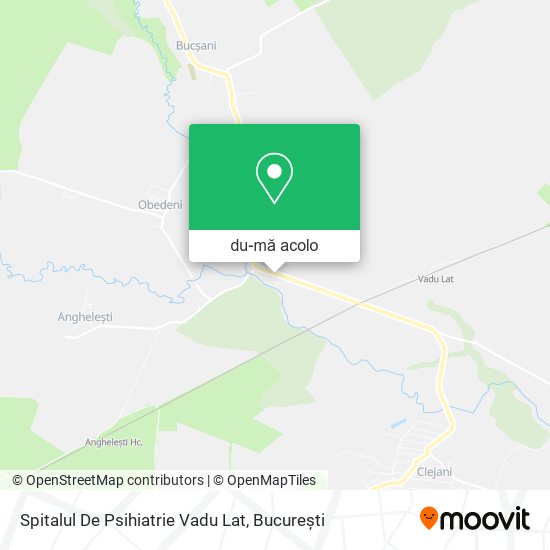 Hartă Spitalul De Psihiatrie Vadu Lat