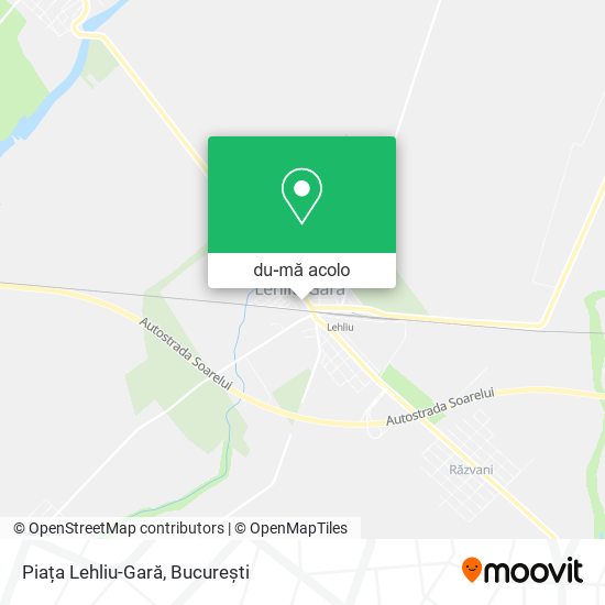 Hartă Piața Lehliu-Gară