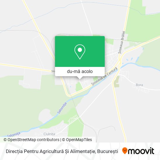 Hartă Direcția Pentru Agricultură Și Alimentație
