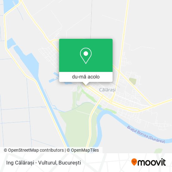 Hartă Ing Călărași - Vulturul