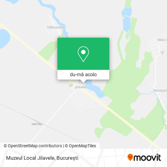 Hartă Muzeul Local Jilavele
