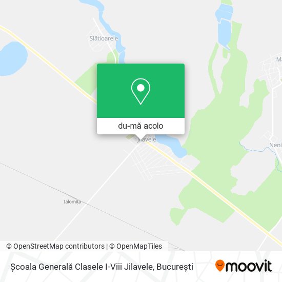 Hartă Școala Generală Clasele I-Viii Jilavele