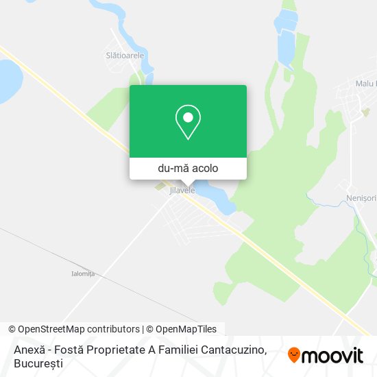 Hartă Anexă - Fostă Proprietate A Familiei Cantacuzino