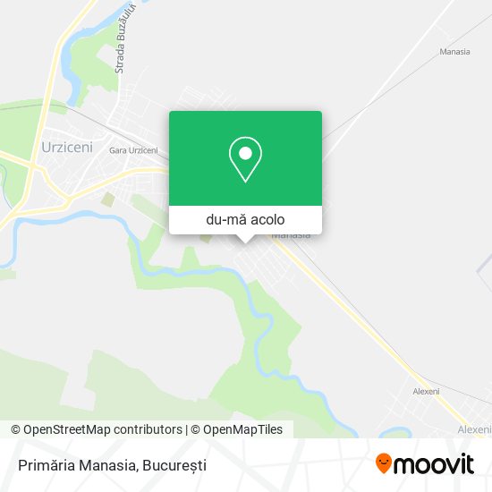 Hartă Primăria Manasia