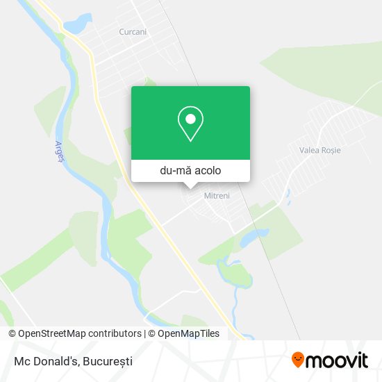 Hartă Мс Donald's
