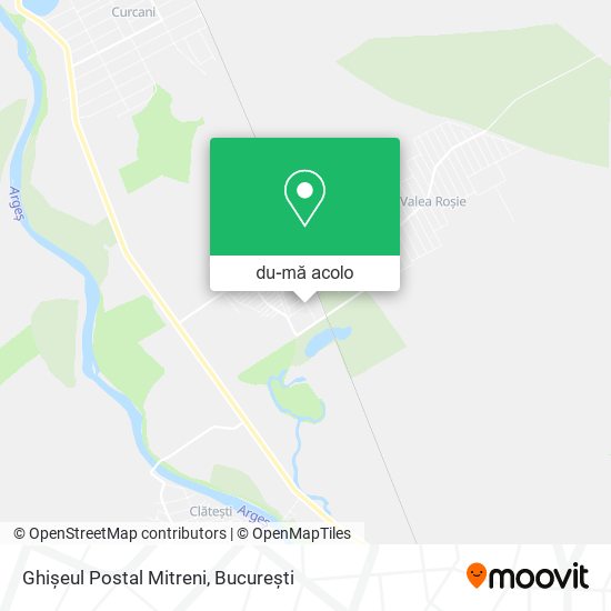 Hartă Ghișeul Postal Mitreni