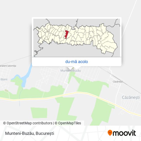 Hartă Munteni-Buzău