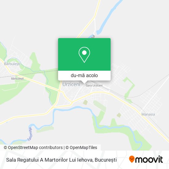 Hartă Sala Regatului A Martorilor Lui Iehova
