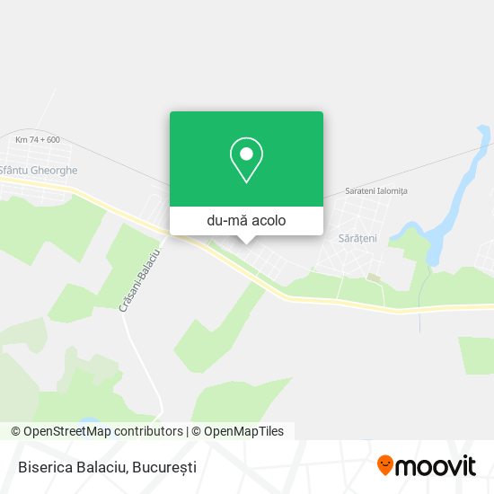 Hartă Biserica Balaciu