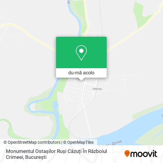 Hartă Monumentul Ostașilor Ruși Căzuți În Războiul Crimeei