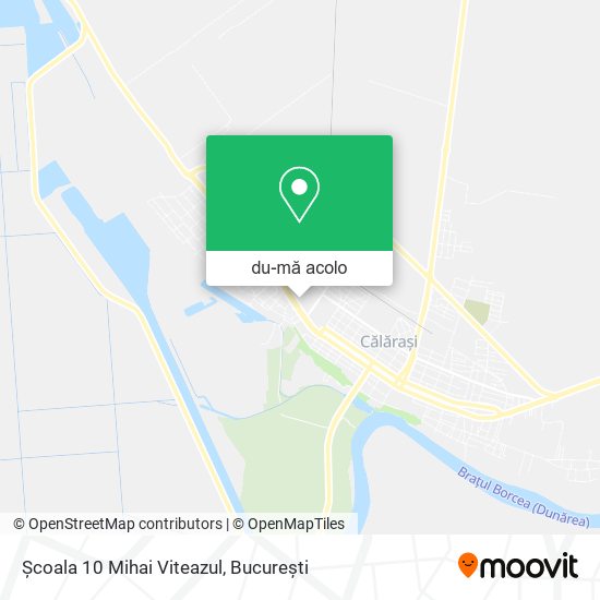 Hartă Școala 10 Mihai Viteazul