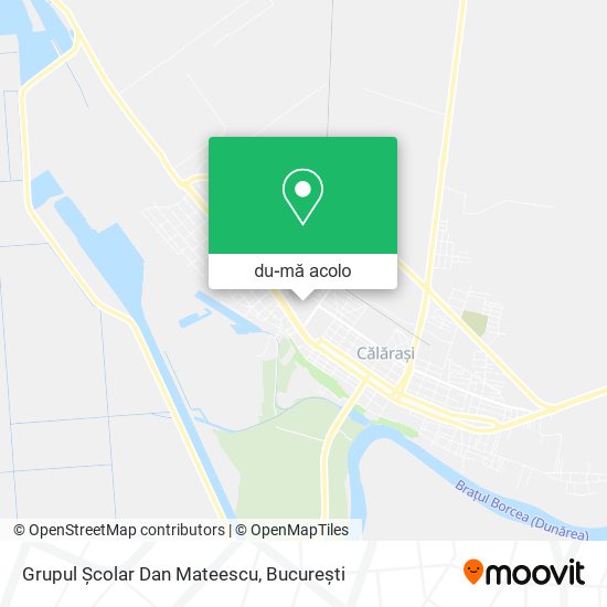 Hartă Grupul Școlar Dan Mateescu