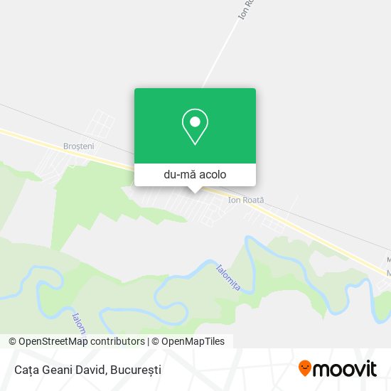 Hartă Cața Geani David