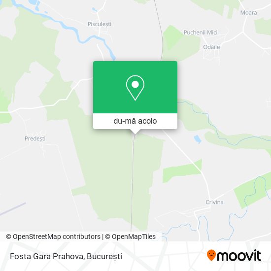 Hartă Fosta Gara Prahova