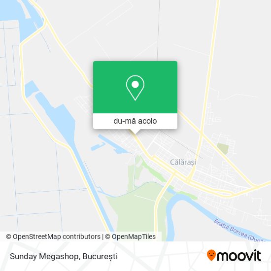 Hartă Sunday Megashop