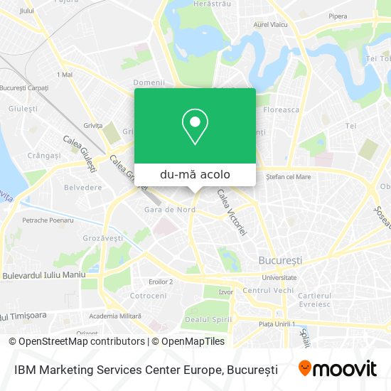 Hartă IBM Marketing Services Center Europe