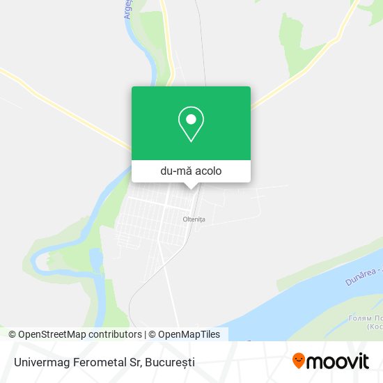 Hartă Univermag Ferometal Sr