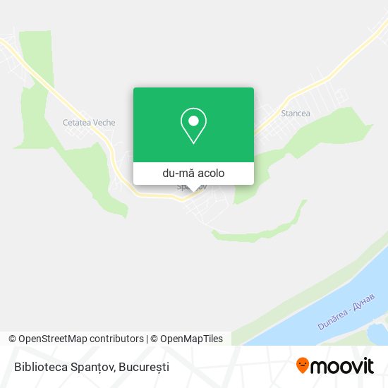 Hartă Biblioteca Spanțov