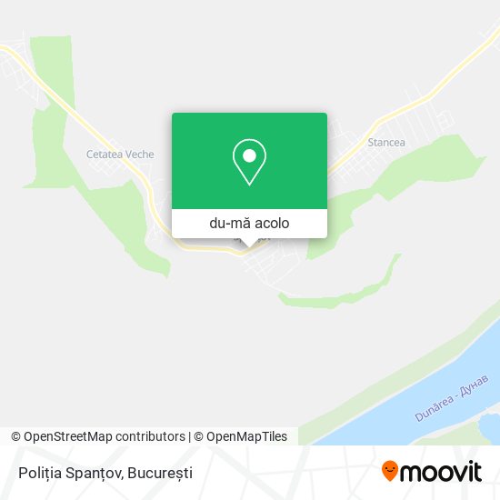 Hartă Poliția Spanțov