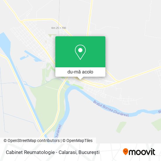 Hartă Cabinet Reumatologie - Calarasi