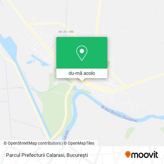 Hartă Parcul Prefecturii Calarasi