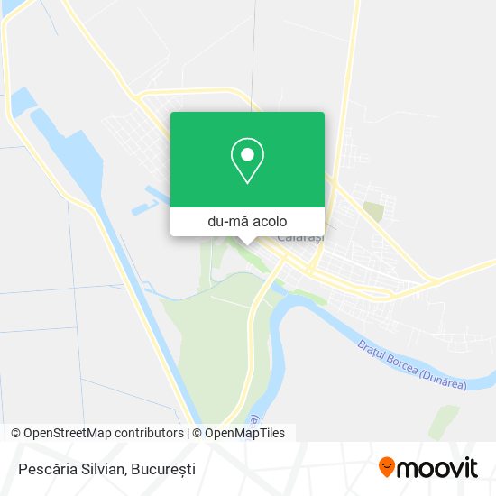 Hartă Pescăria Silvian