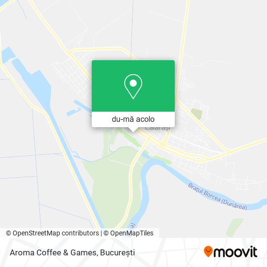 Hartă Aroma Coffee & Games