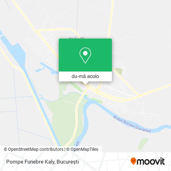 Hartă Pompe Funebre Kaly