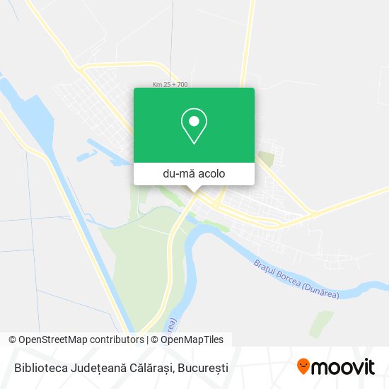 Hartă Biblioteca Județeană Călărași