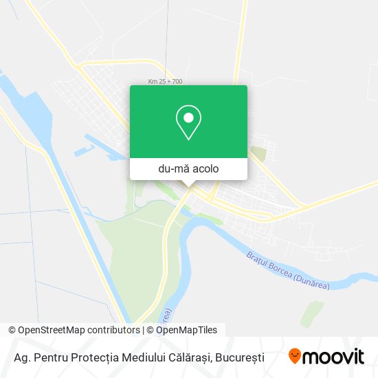 Hartă Ag. Pentru Protecția Mediului Călărași